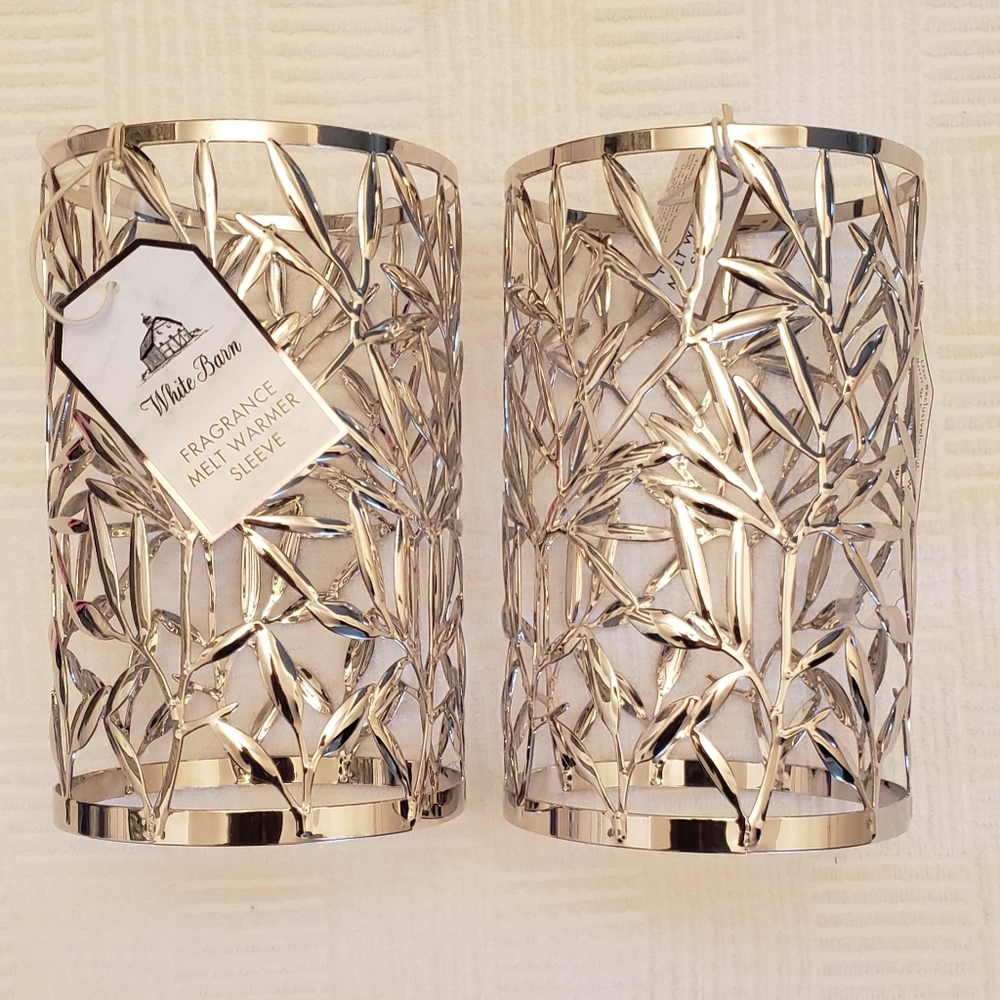 Bath & Body Works White Candle Barn candle holder